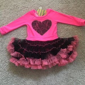 Hot pink tutu dress